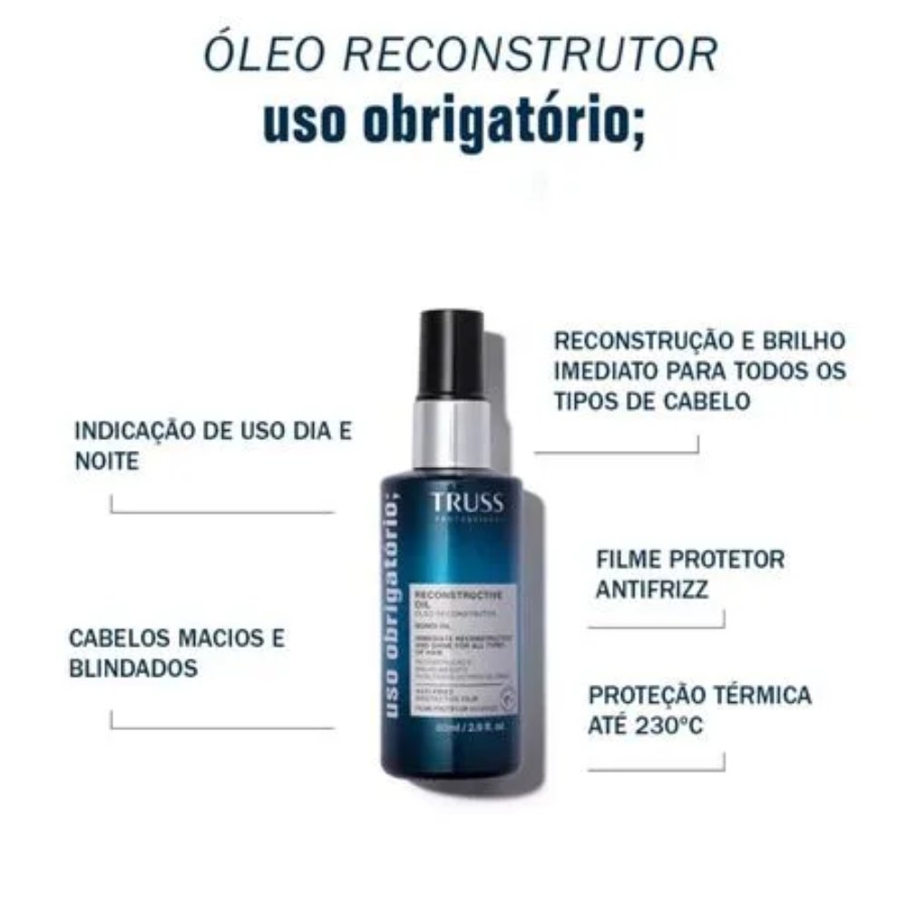 Truss Oleo Reconstrutor Uso Obrigatorio 60Ml 60ml 3