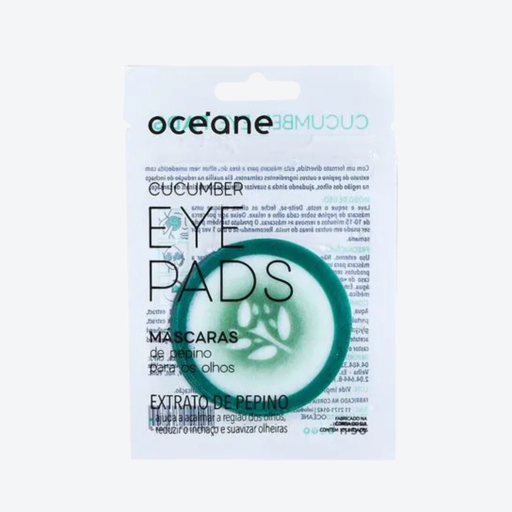 Oceane Mascara de Pepino para os Olhos - Cucumber Eye Pads 10 Un ÚNICO 1