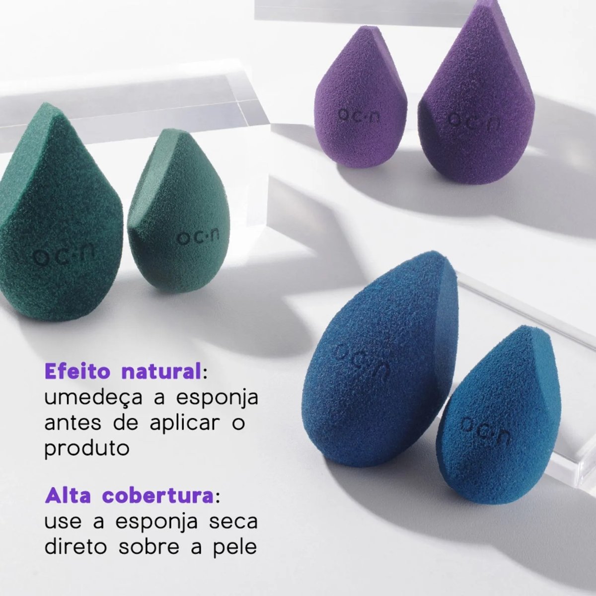 Oceane Esponja De Maquiagem - Sister Blend Roxa Roxo 4