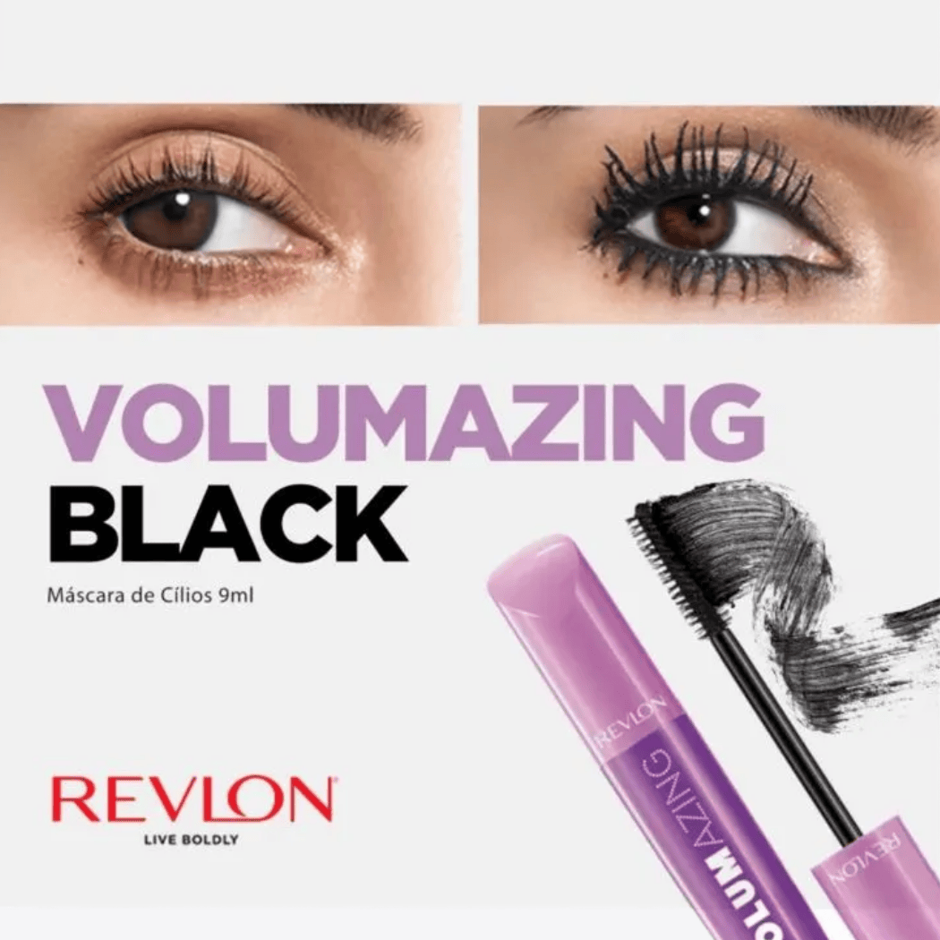 Revlon Volumazing Blackest Black Noir Intense 901 - Mascara de Cilios 9ml Preto 4