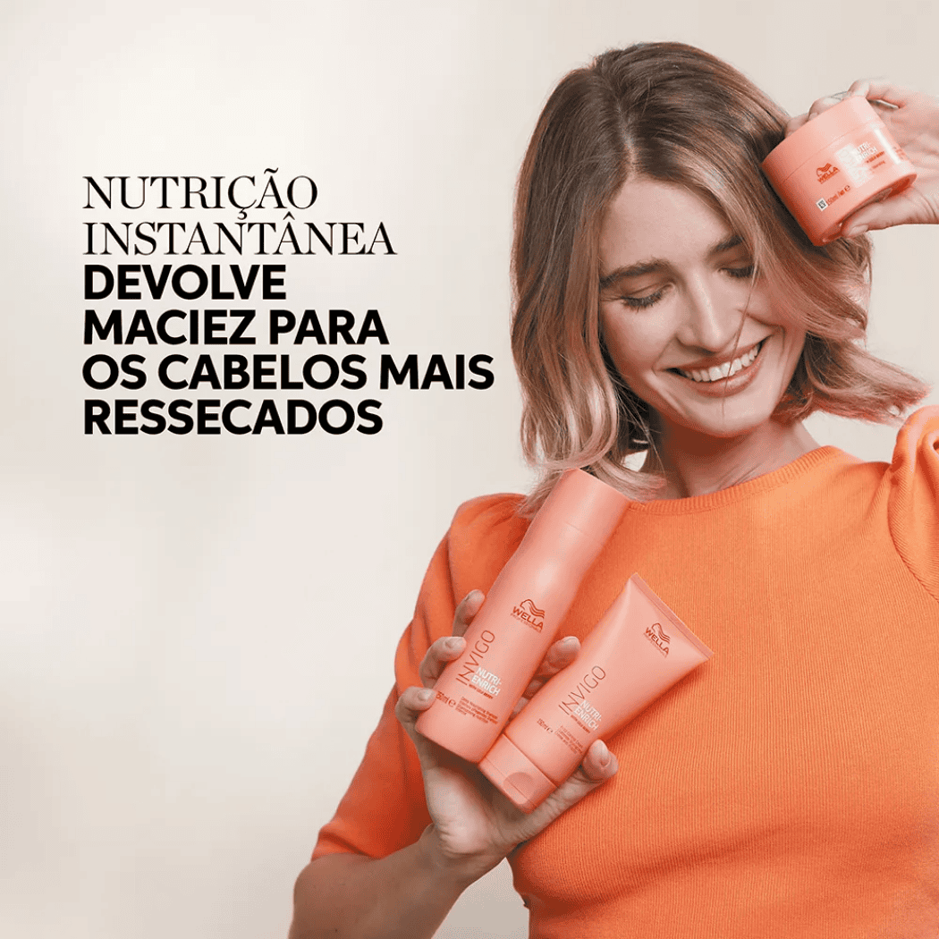 Wella Invigo Nutri Enrich Warming Express Mascara de Aquecimento 150ml 150ml 3