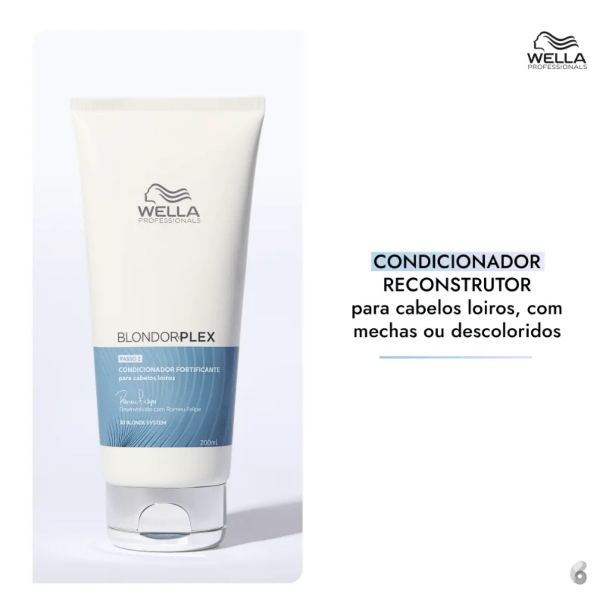 Wella Professionals Condicionador BlondorPlex 200ml 200ml 3