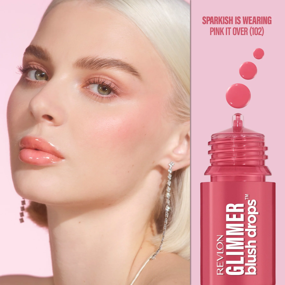 Revlon Glimmer Blush Drops Pink It Over 9,4ml Pink It Over 4