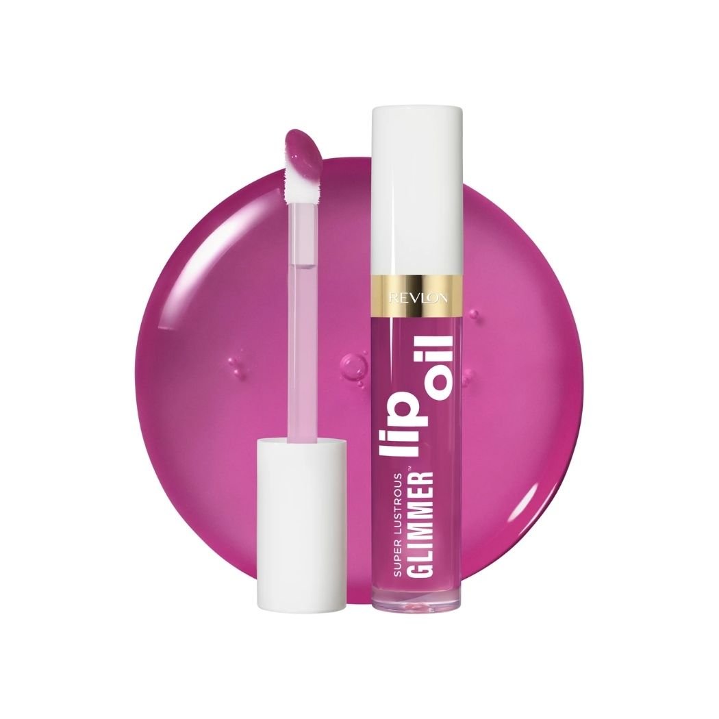 Revlon Super Lustrous Glimmer Lip Oil Gloss - Plum Pom