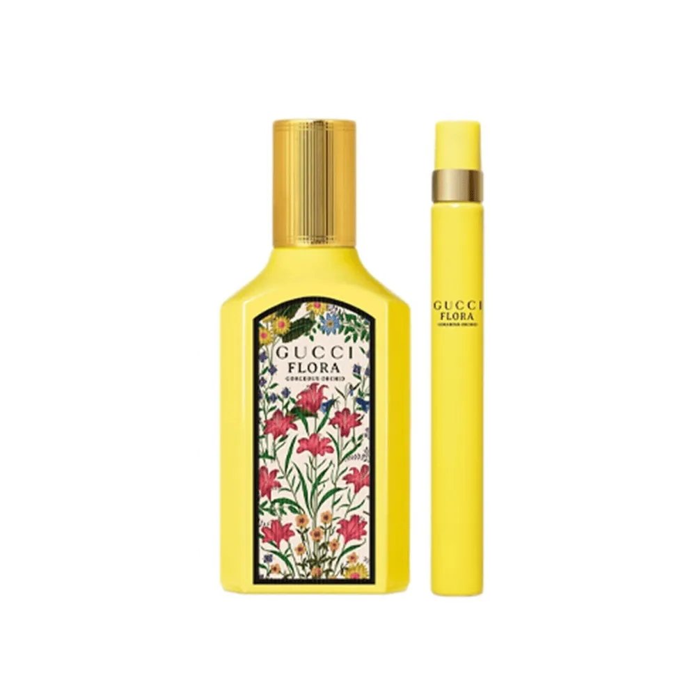 Kit Coffret Gucci Flora Orchid 50ml + Travel Size 10ml ÚNICO 2