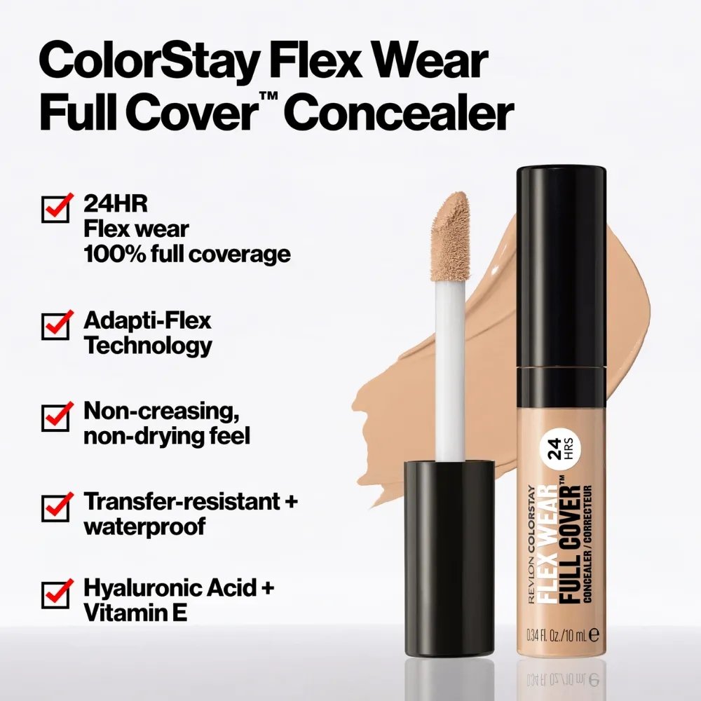 Revlon Colorstay Flex Wear Full Cover Concealer Deep Deep 5