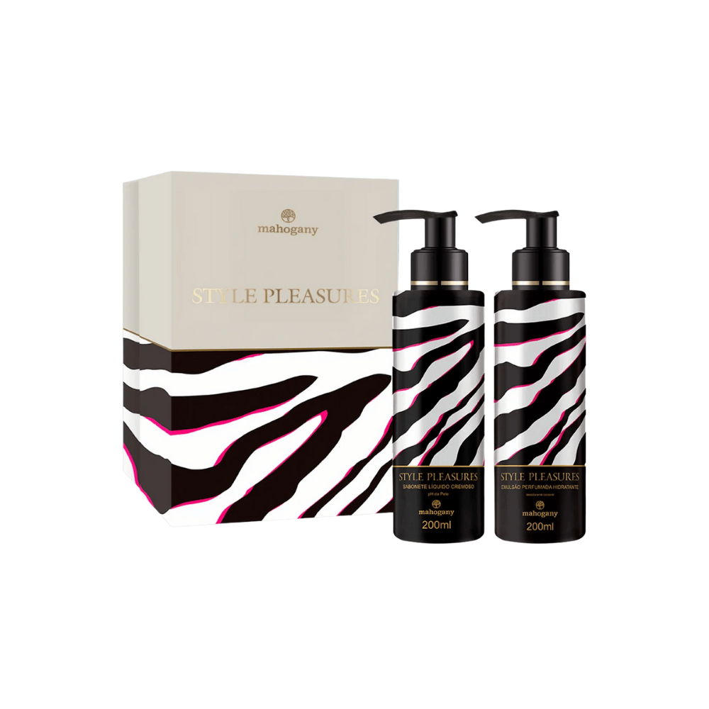 Kit Mahogany Style Pleasures Sabonete Liquido + Hidratante