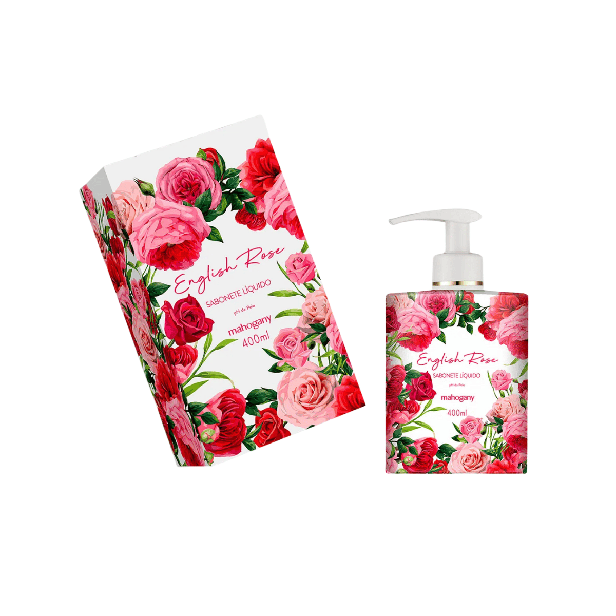 Mahogany Sabonete Liquido English Rose 400ml 