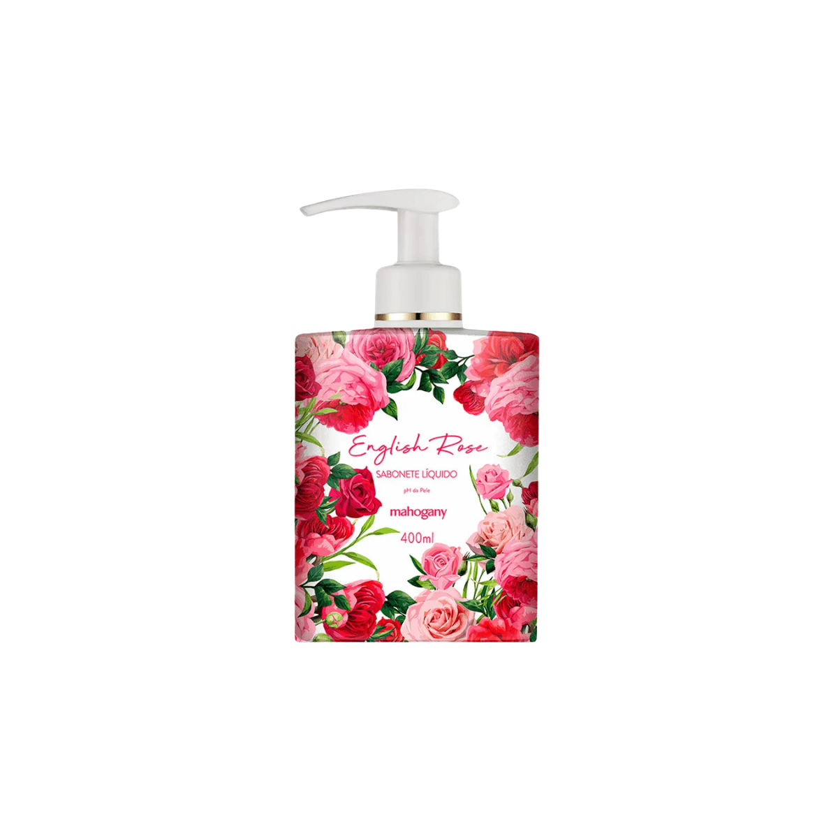 Mahogany Sabonete Liquido English Rose 400ml 400ml 3