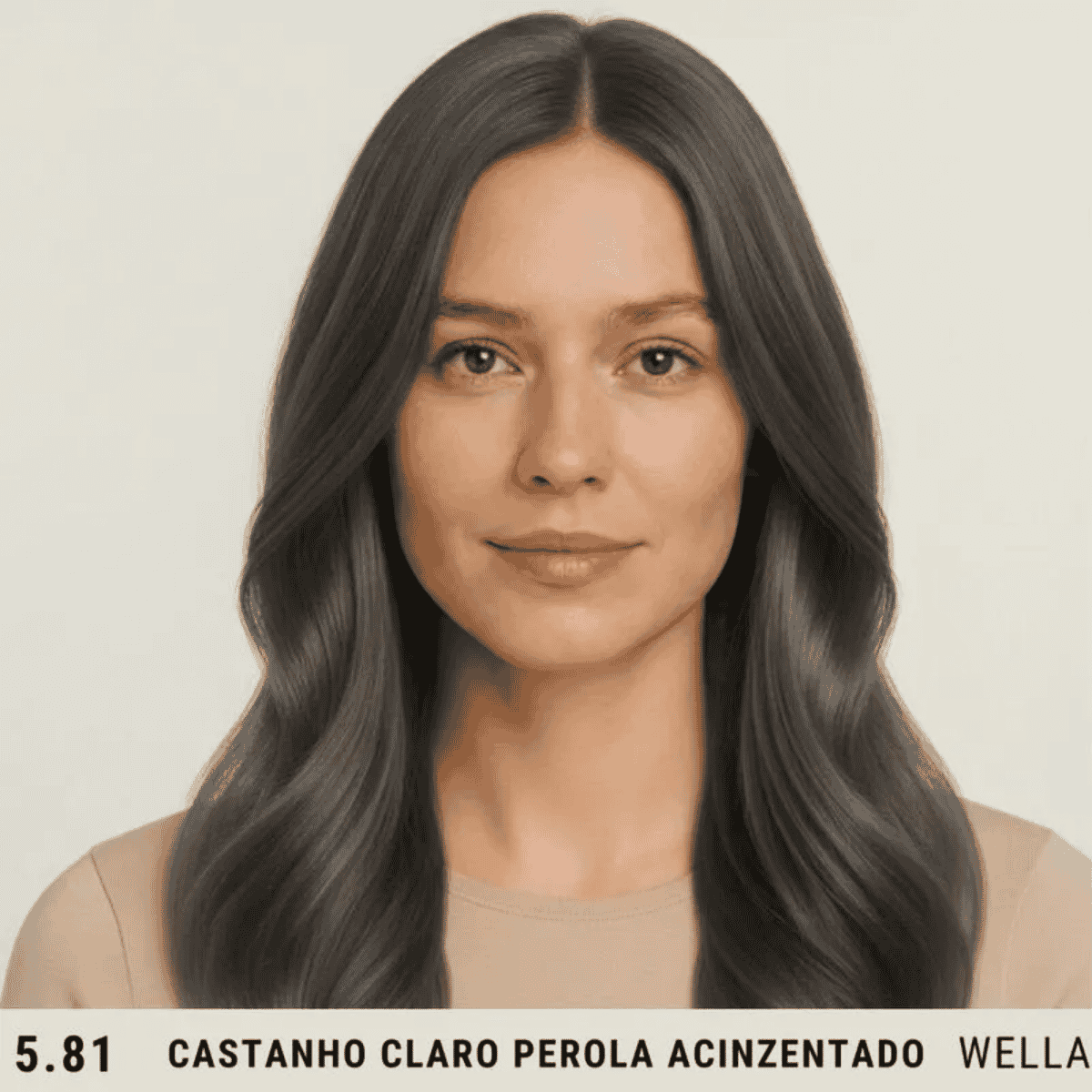 Wella Professionals Illumina Color 5.81 Castanho Claro Perola Acinzentado 60ml 5.81 Castanho Claro 3