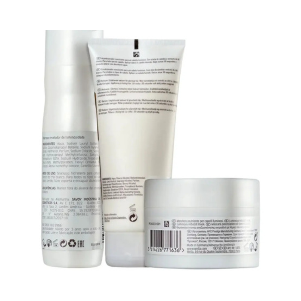 Wella Oil Reflections -Kit Shampoo 250 ml Condicionador 200ml e Mascara 150ml ÚNICO 2