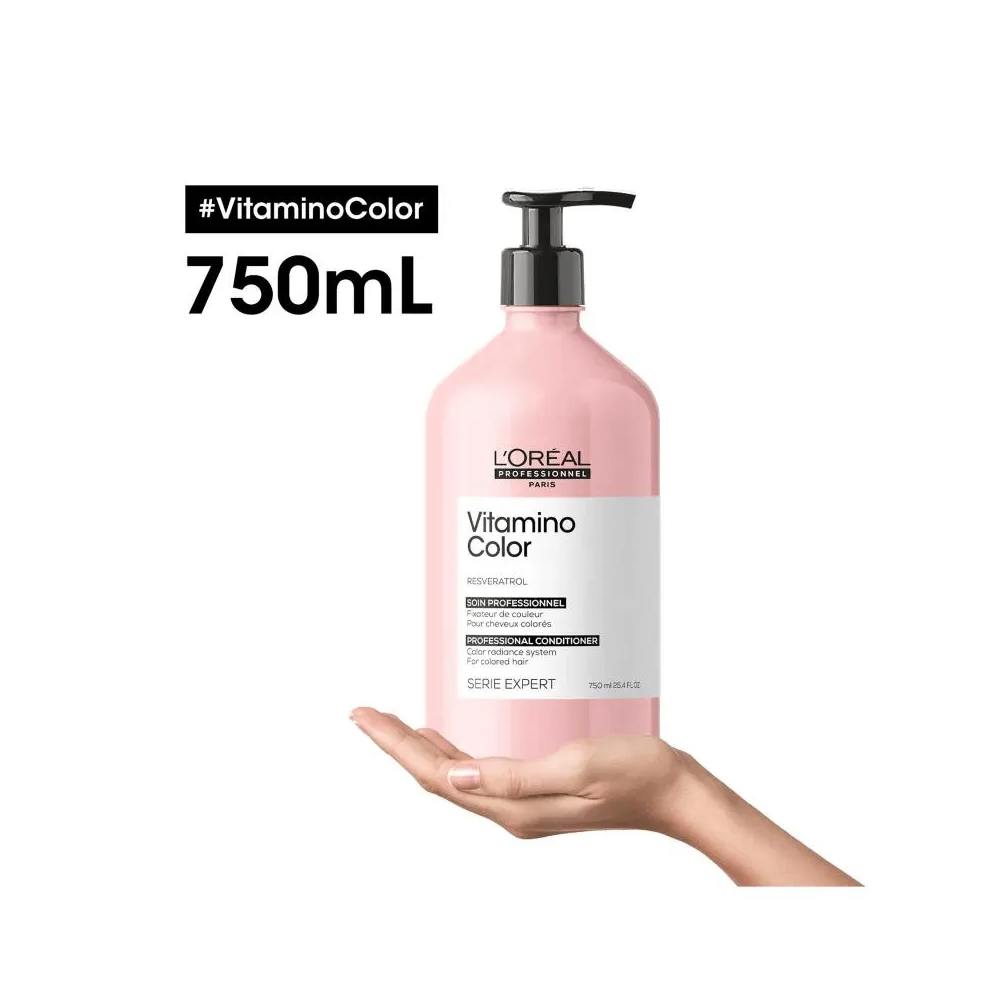 LOreal Professionnel Vitamino Color - Kit - Shampoo E Condicionador 750ml. ÚNICO 3