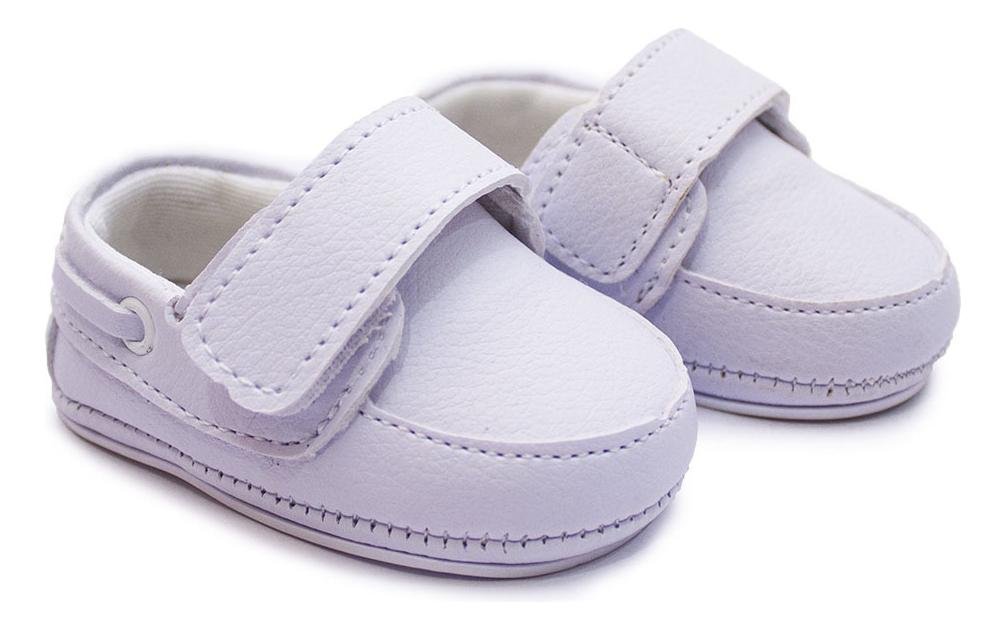Sapato Mocassim Infantil Bebe Tiras Aderentes Conforto