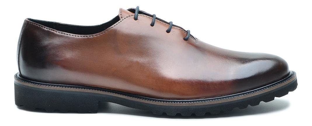 Sapato Masculino Oxford Social em Couro com Solado Leve Conforto Estilo