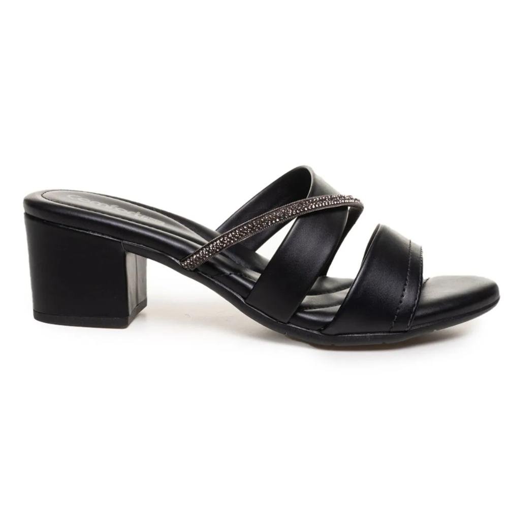 Tamanco Comfortflex Salto Grosso Feminino