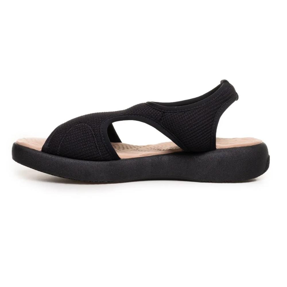 Sandália Comfortflex Ortopédica Feminina Preto 2