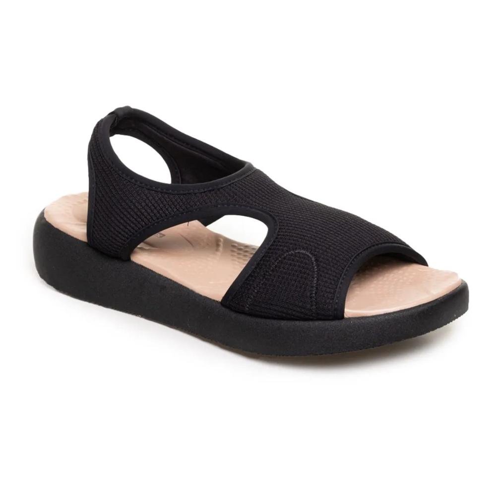 Sandália Comfortflex Ortopédica Feminina Preto 4