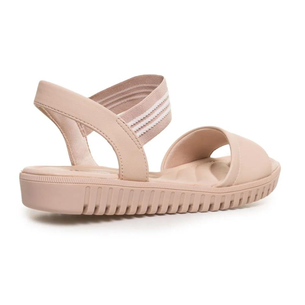 Sandália Comfortflex Elástico Feminina Nude 6