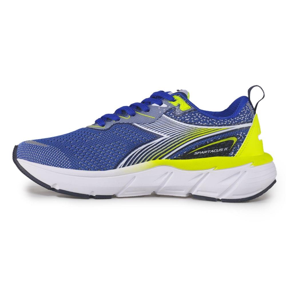 Tênis Diadora Spartacus II Masculino Azul/Amarelo 2