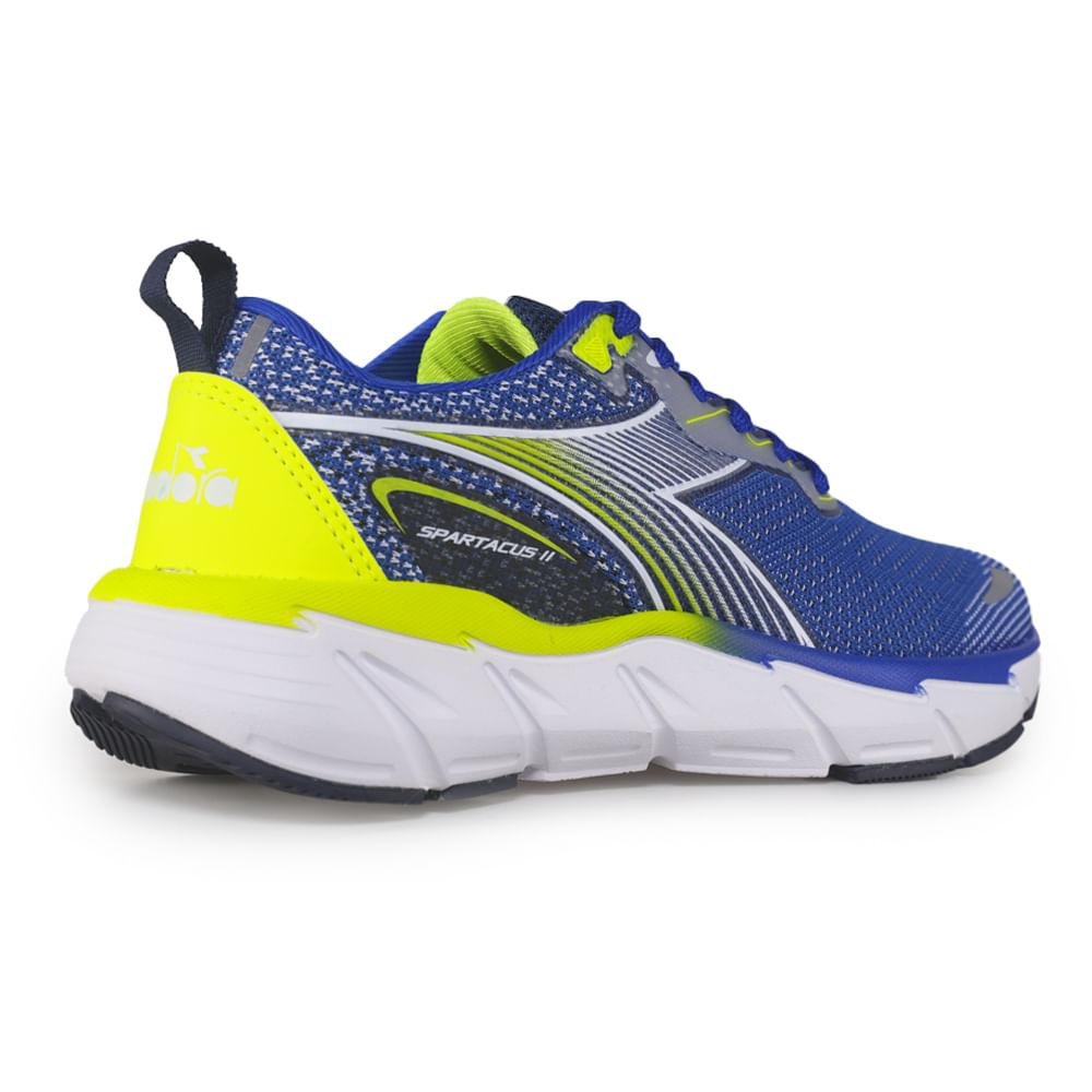 Tênis Diadora Spartacus II Masculino Azul/Amarelo 5