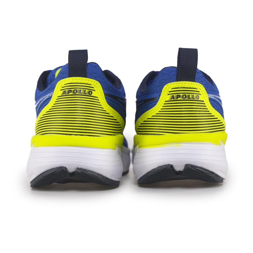 Tênis Diadora Apollo Masculino Azul/Amarelo 7