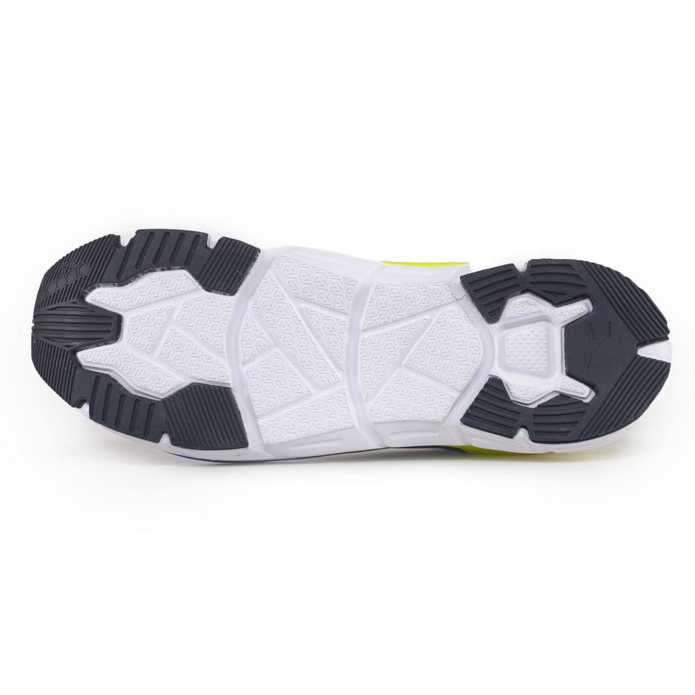 Tênis Diadora Apollo Masculino Azul/Amarelo 8