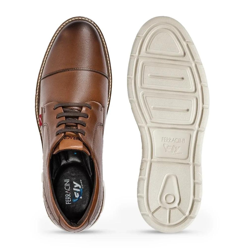 Sapato Ferracini Full Masculino Marrom 3