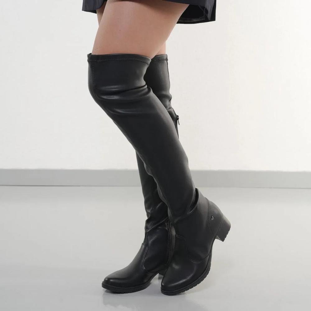 Bota Mississipi Over Feminina Preto 8