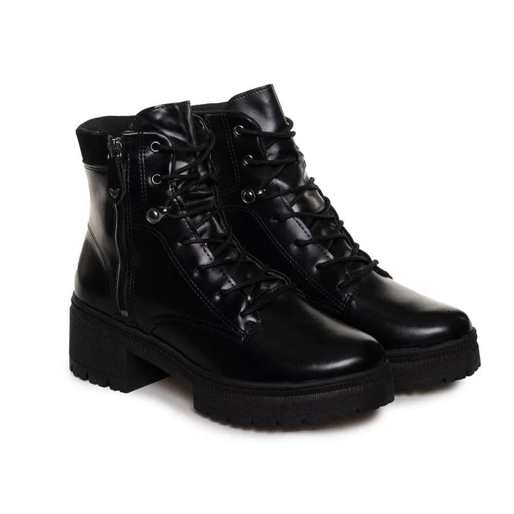 Bota Mississipi Coturno Tratorada Feminina Preto 3