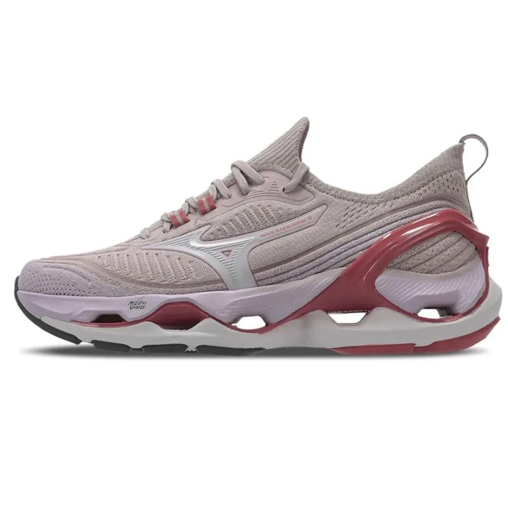 Tênis Mizuno Miz Wave Endeavor 3 Feminino Bege/Rosa