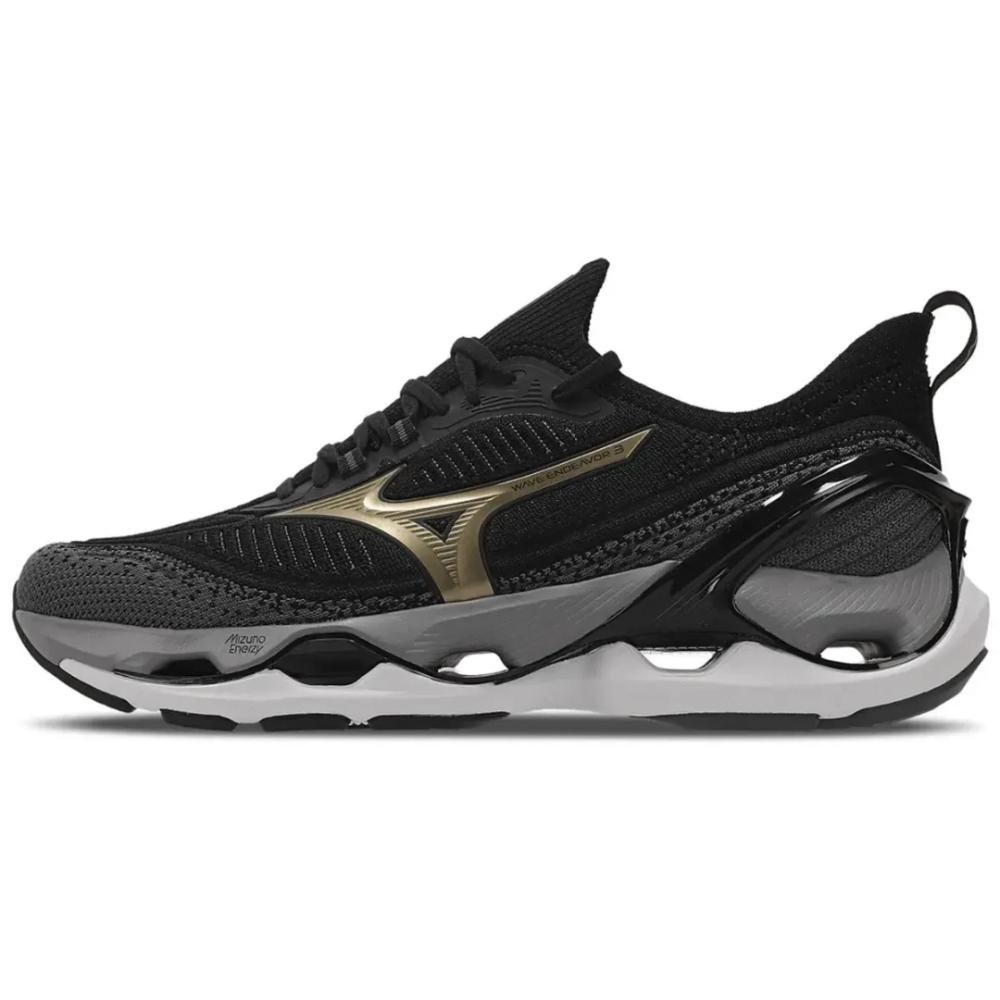 Tênis Mizuno Wave Endeavor 3 Masculino Preto/Cinza 2