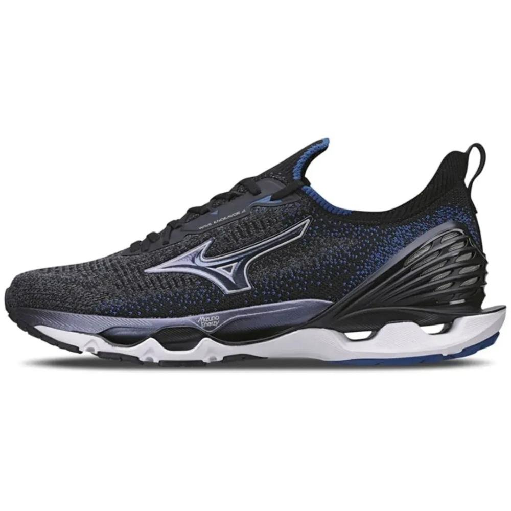 Tênis Mizuno Wave Endeavor 2 Masculino Preto/Azul 2