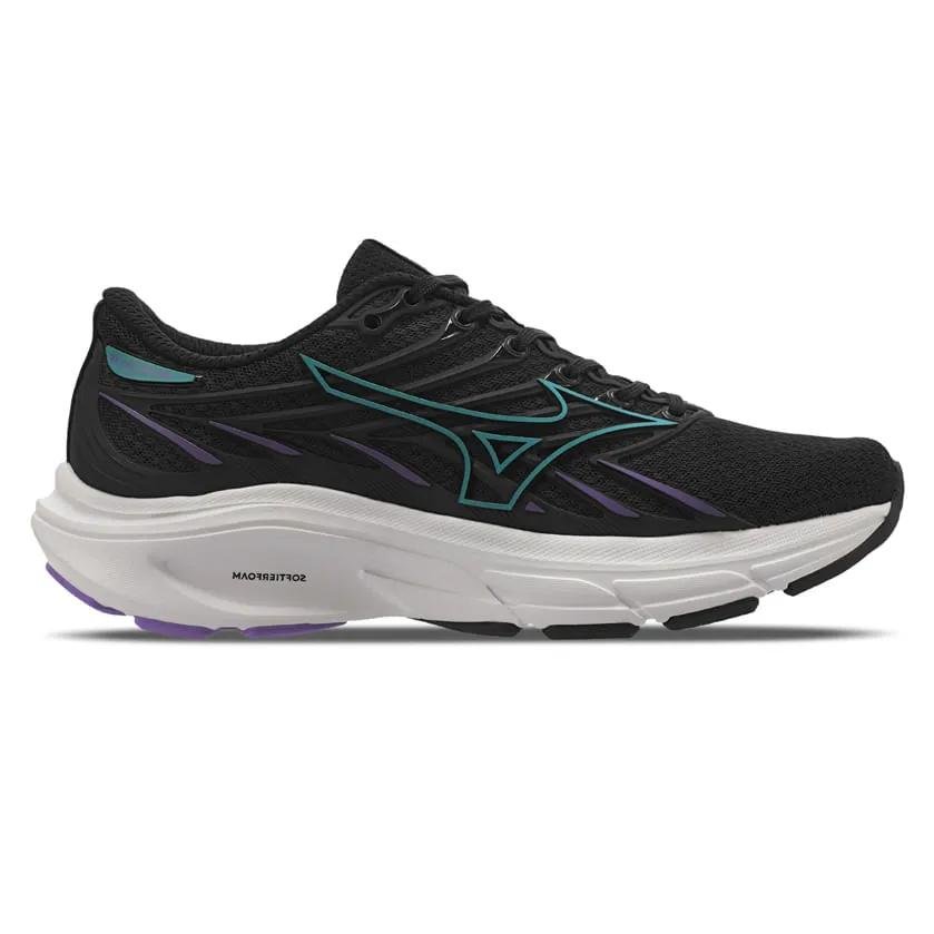 Tênis Mizuno Jet 8 Feminino Corrida Preto/Verde 1