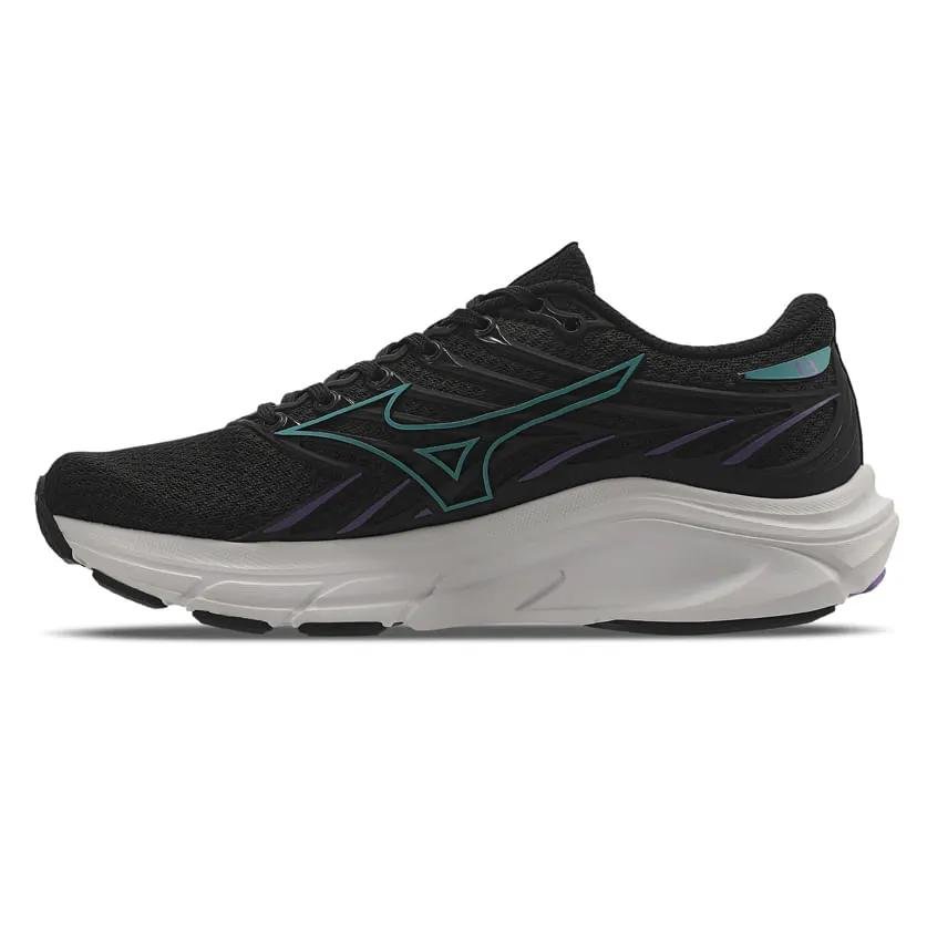 Tênis Mizuno Jet 8 Feminino Corrida Preto/Verde 2