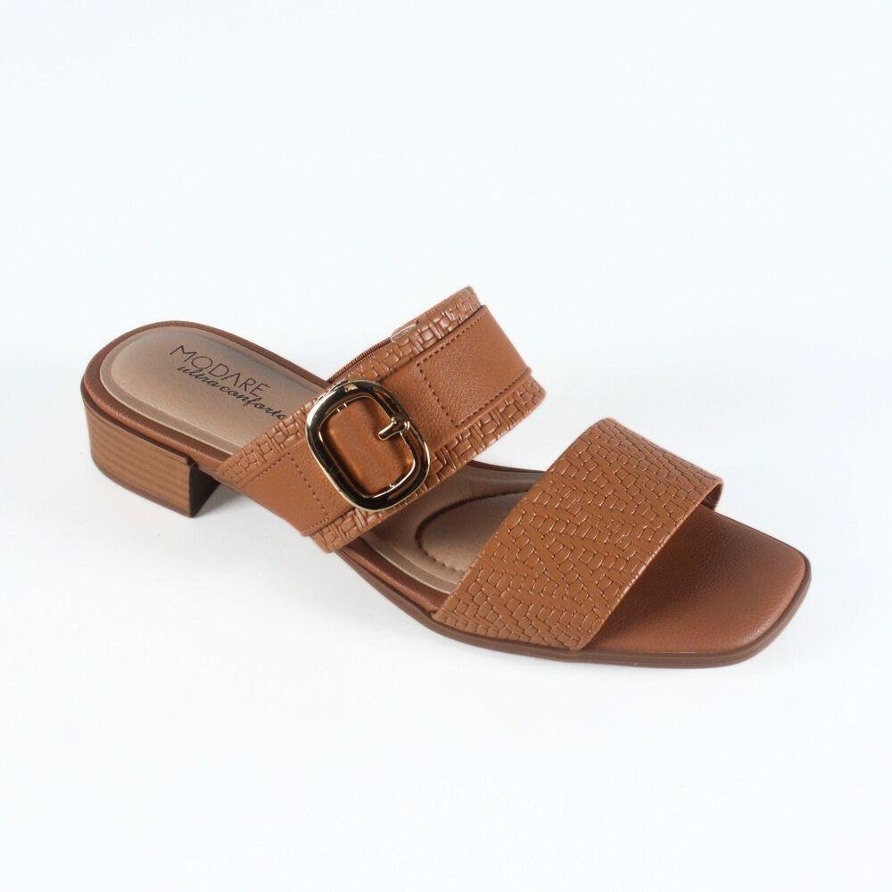 Tamanco Camel Modare Fivela Feminina Camel 5