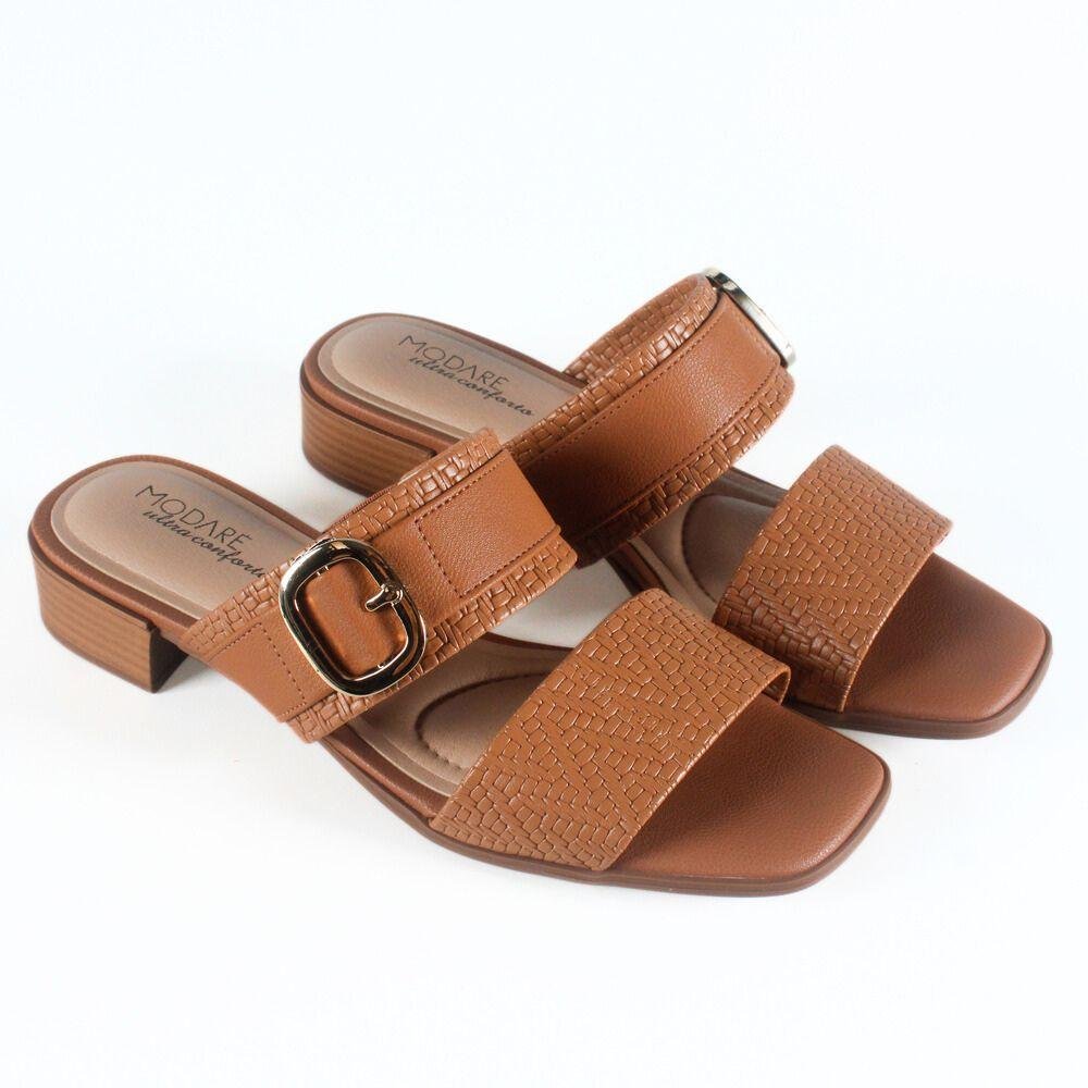 Tamanco Camel Modare Fivela Feminina Camel 6