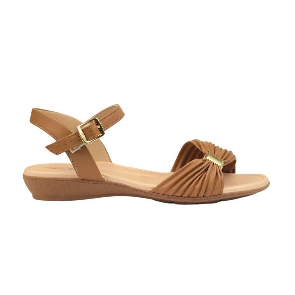 Sandália Modare Fivela Laço Feminina Camel 2