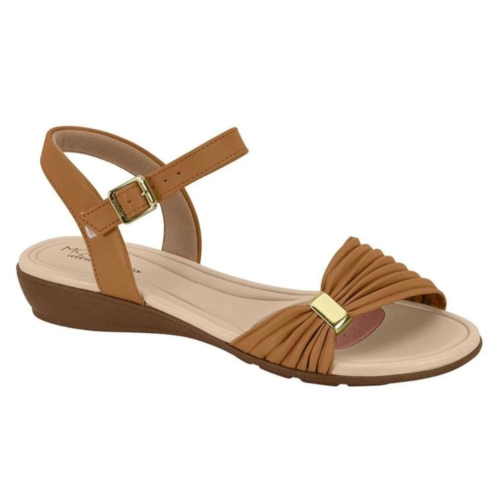 Sandália Modare Fivela Laço Feminina Camel 3