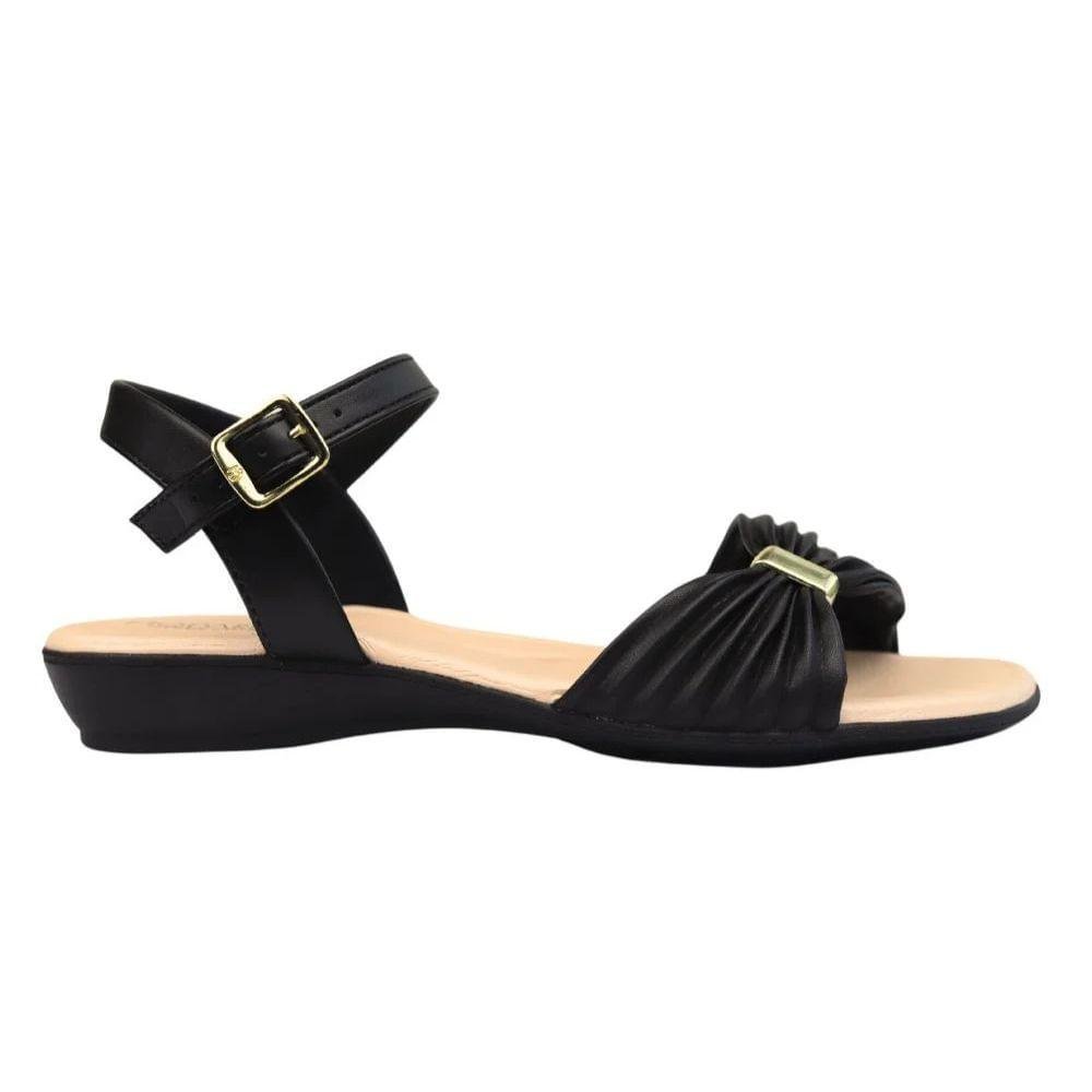 Sandália  Modare Fivela Laço Feminina Preto 2