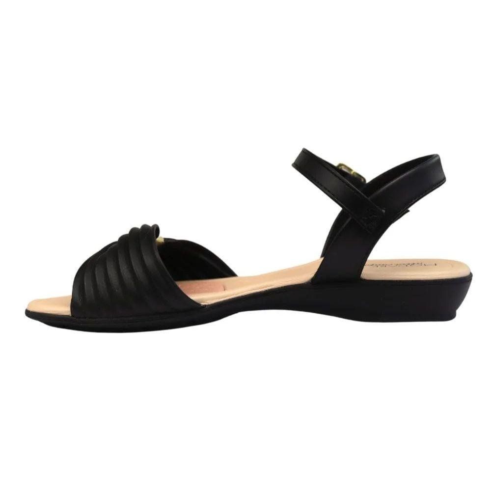 Sandália  Modare Fivela Laço Feminina Preto 4