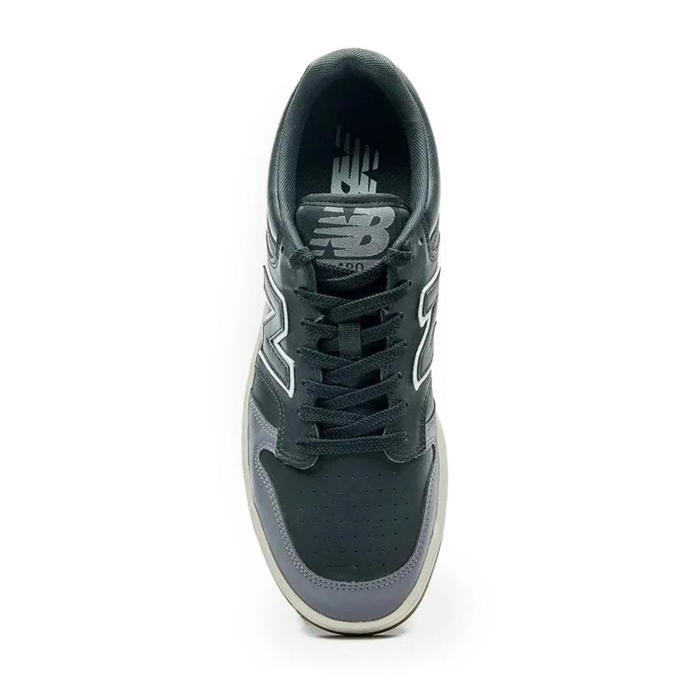 Tênis New Balance 480 Low Masculino Preto/Cinza 4