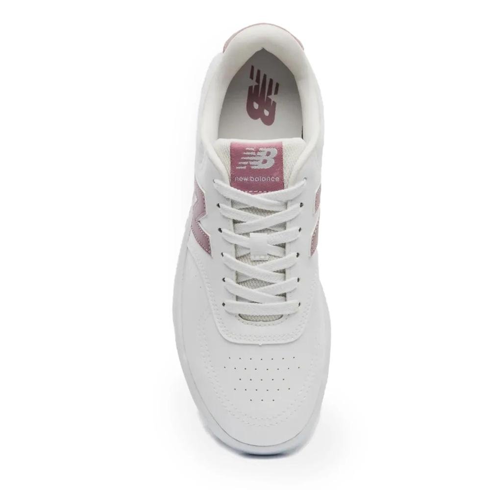 Tênis New Balance BB80 Unissex Branco/Rosa 4