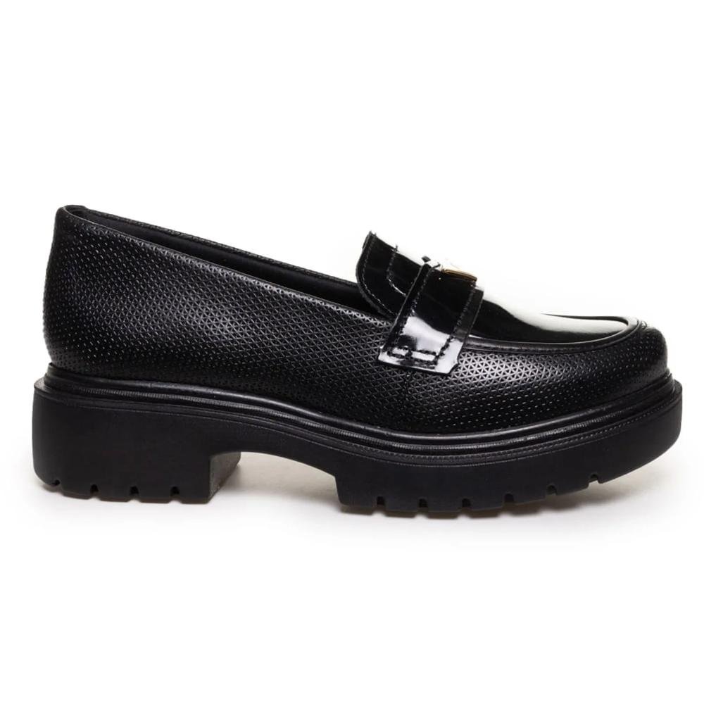 Sapato Mocassim Pegada Verniz Feminino