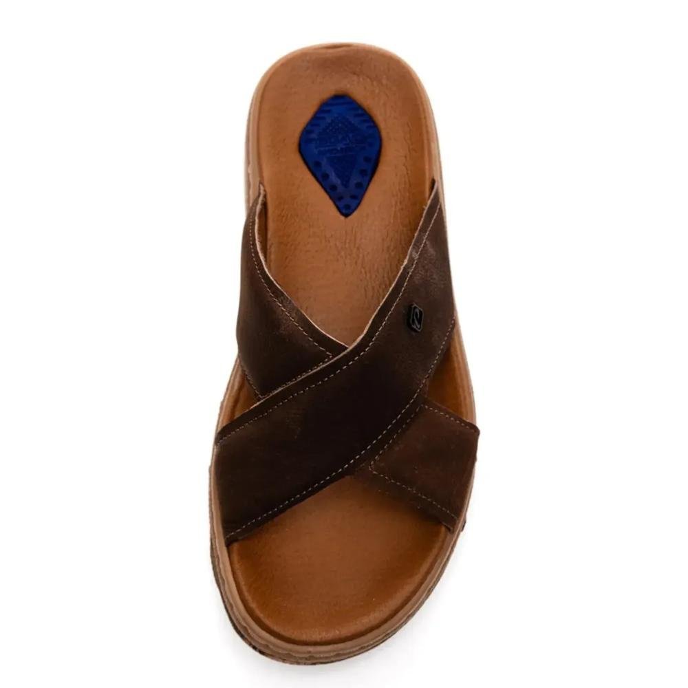 Chinelo Pegada Slide Dubai Masculino Marrom 2