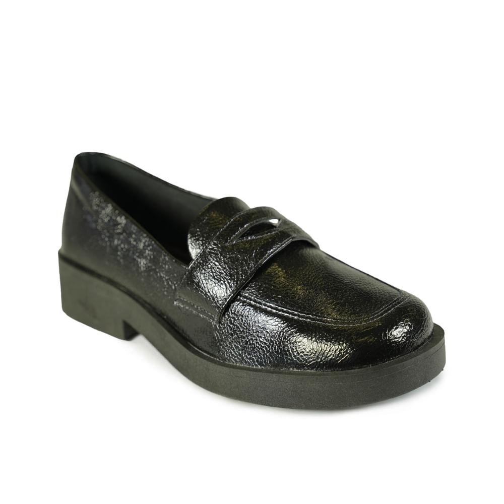 Sapato Mocassim Quiz Feminino Basic Preto 2