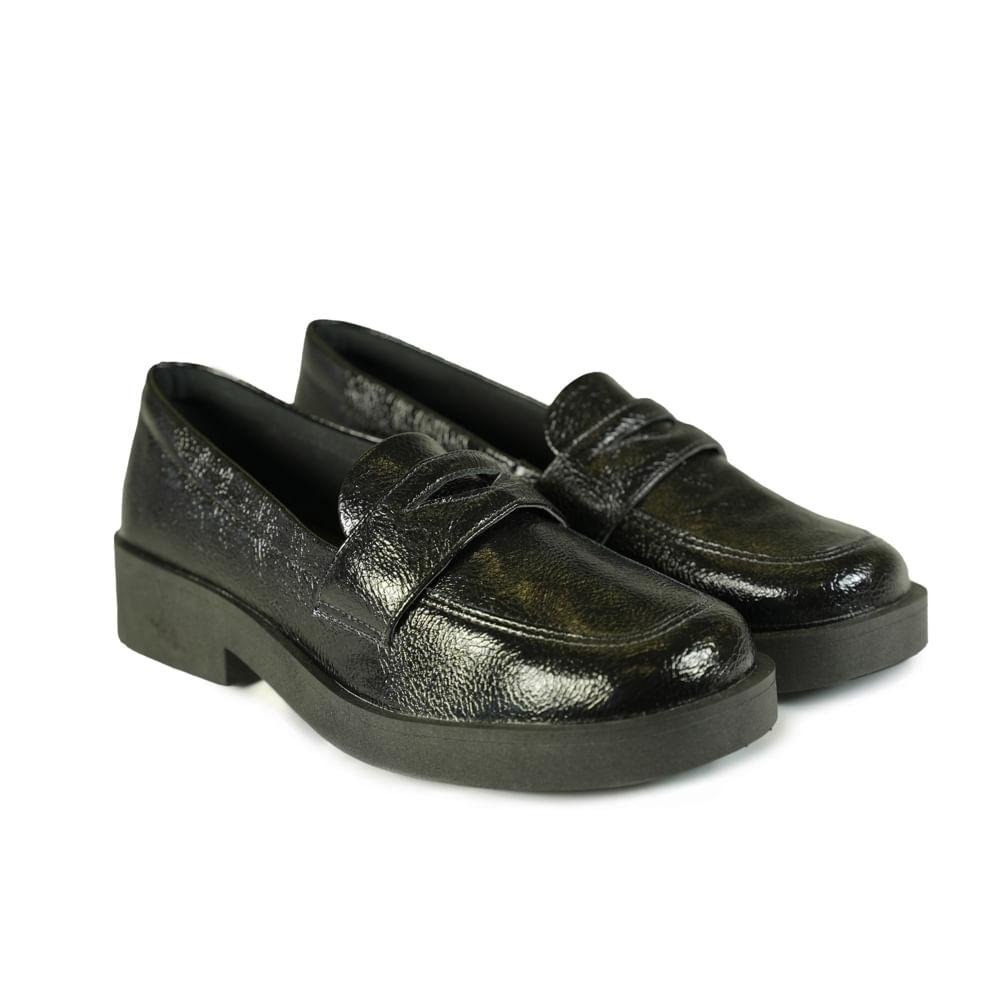 Sapato Mocassim Quiz Feminino Basic Preto 3
