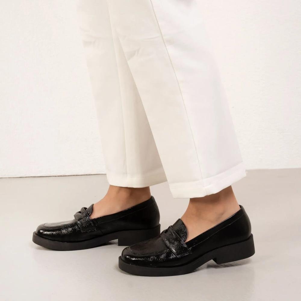 Sapato Mocassim Quiz Feminino Basic Preto 7
