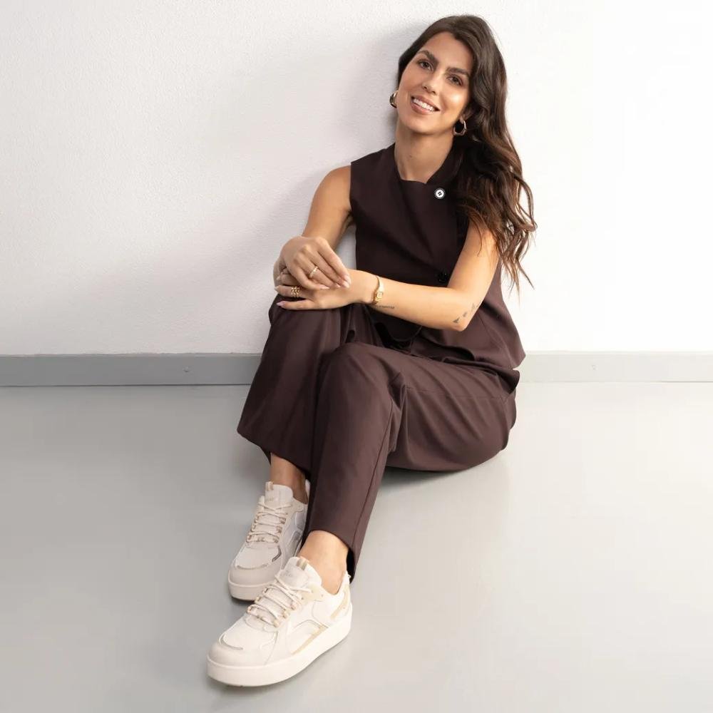 Tênis Ramarim California Feminina Creme 6