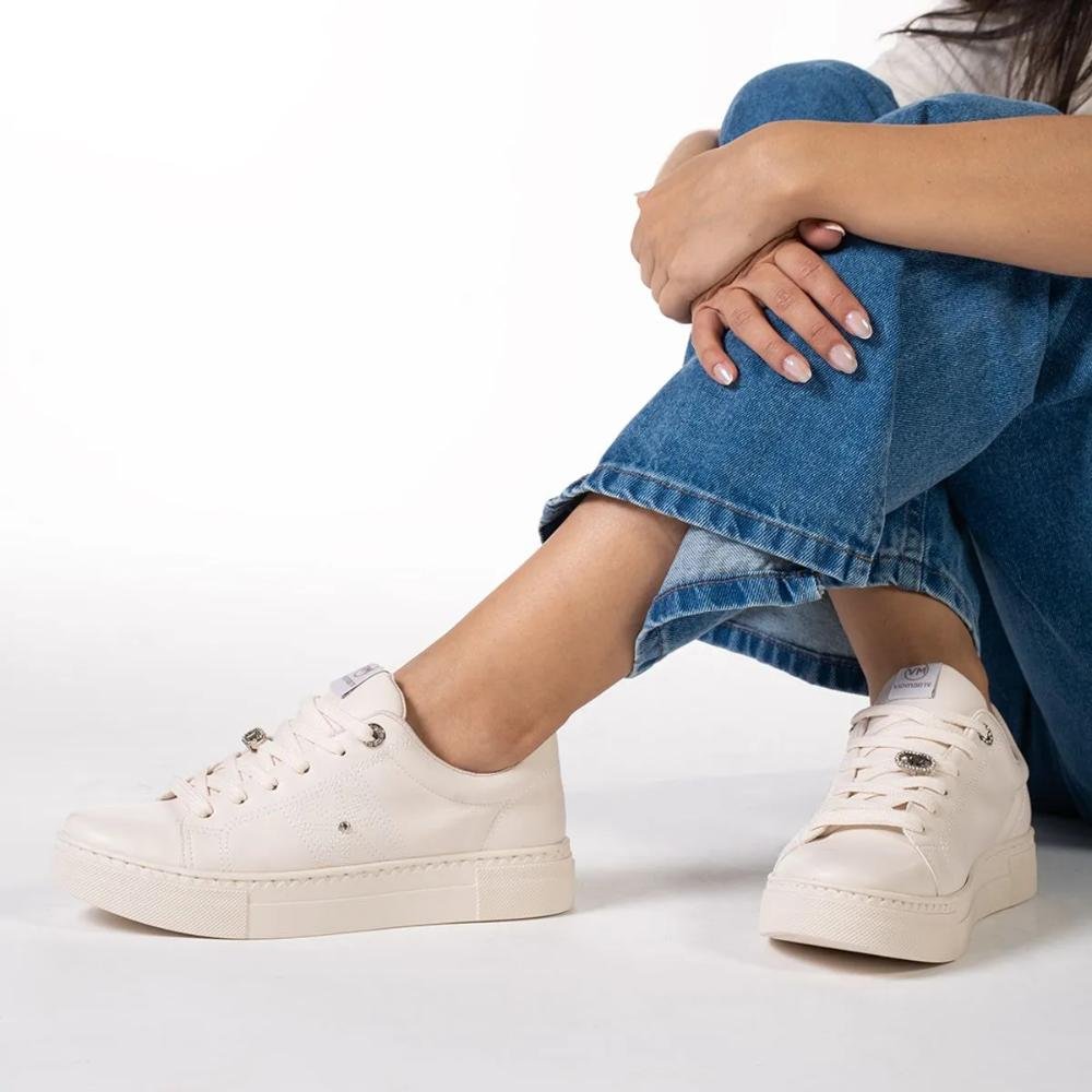 Tênis Via Marte Napa Casual Feminino Branco 8