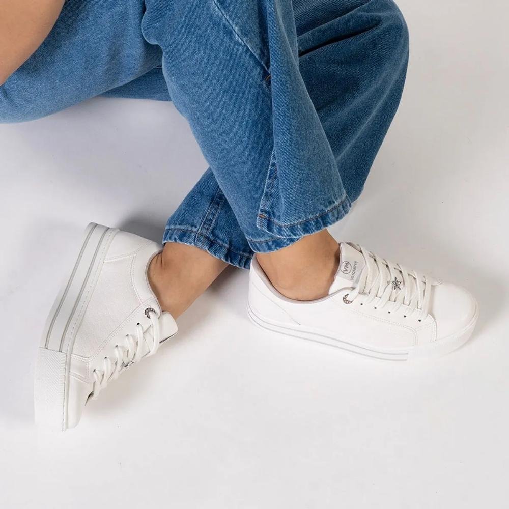 Tênis Via Marte Casual Feminino Branco 7